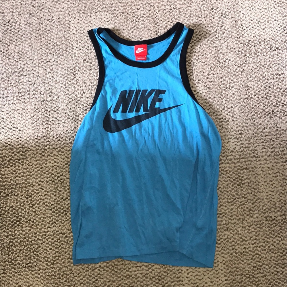 Blue Nike Tank Top-L
